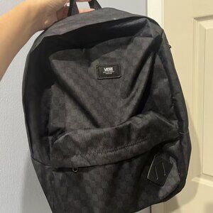 Vans Old Skool Check Backpack Black